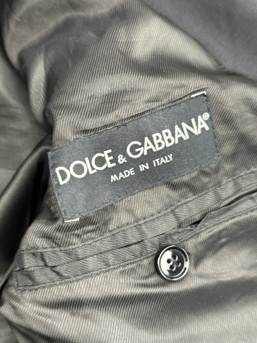 2000s Dolce & Gabbana Black Nylon Stand Collar Bomber Jacket LJVGxjDD 10