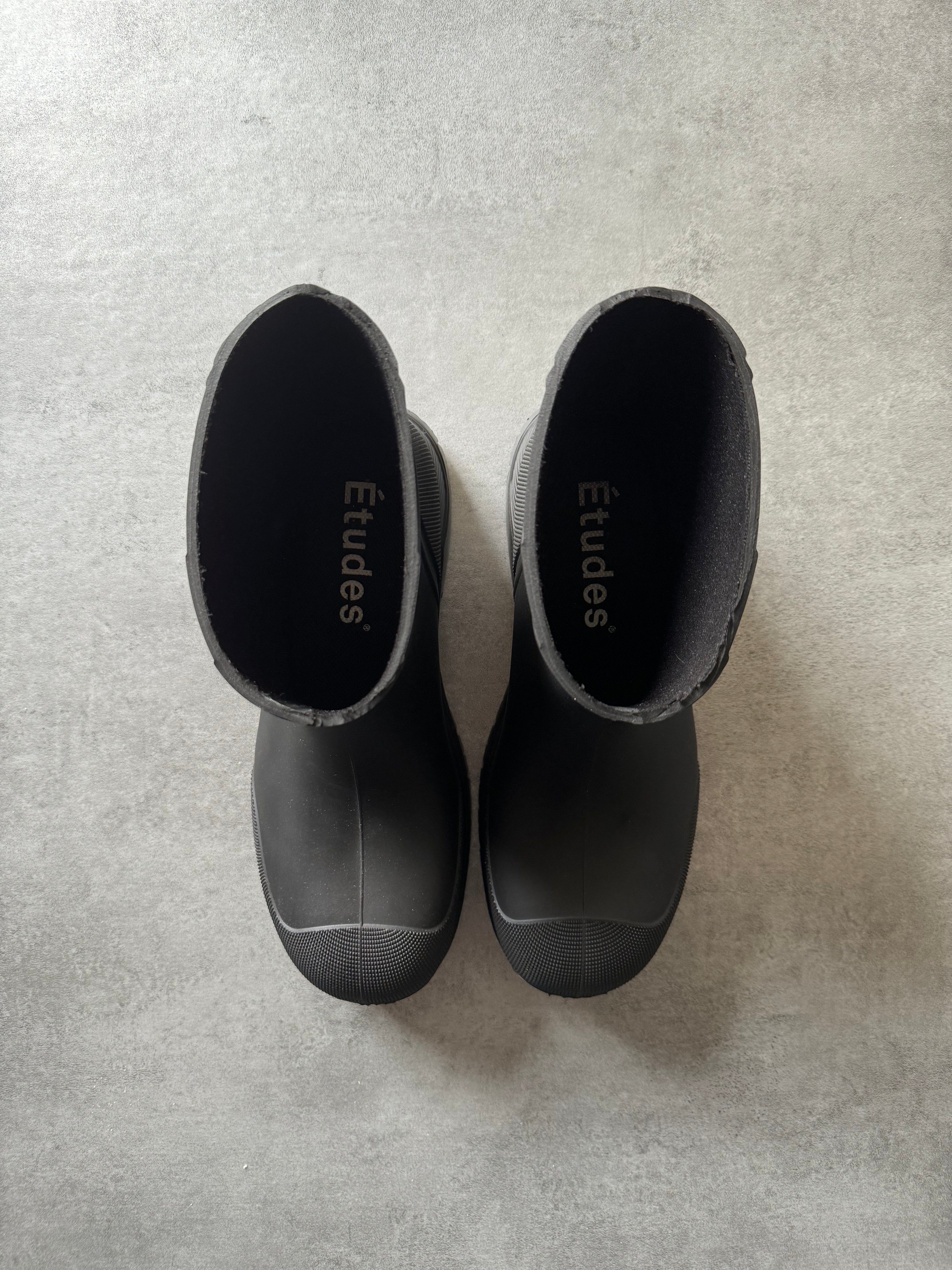 Etudes x Aigle Contemporary Modern Black Boots (45) - 3