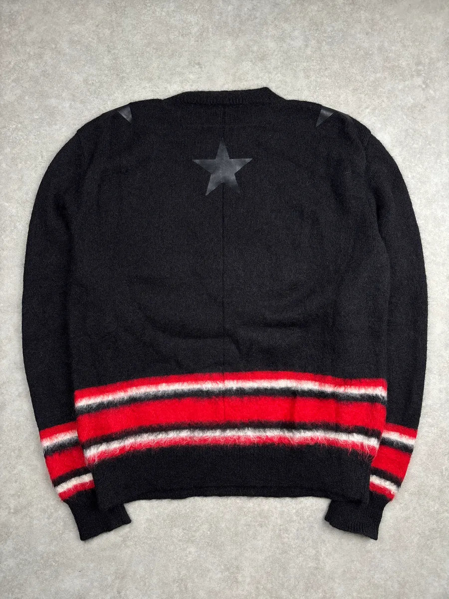 AW2015 Givenchy Black Star Motif Striped Sweater by Riccardo Tisci LUlJtaGe 3
