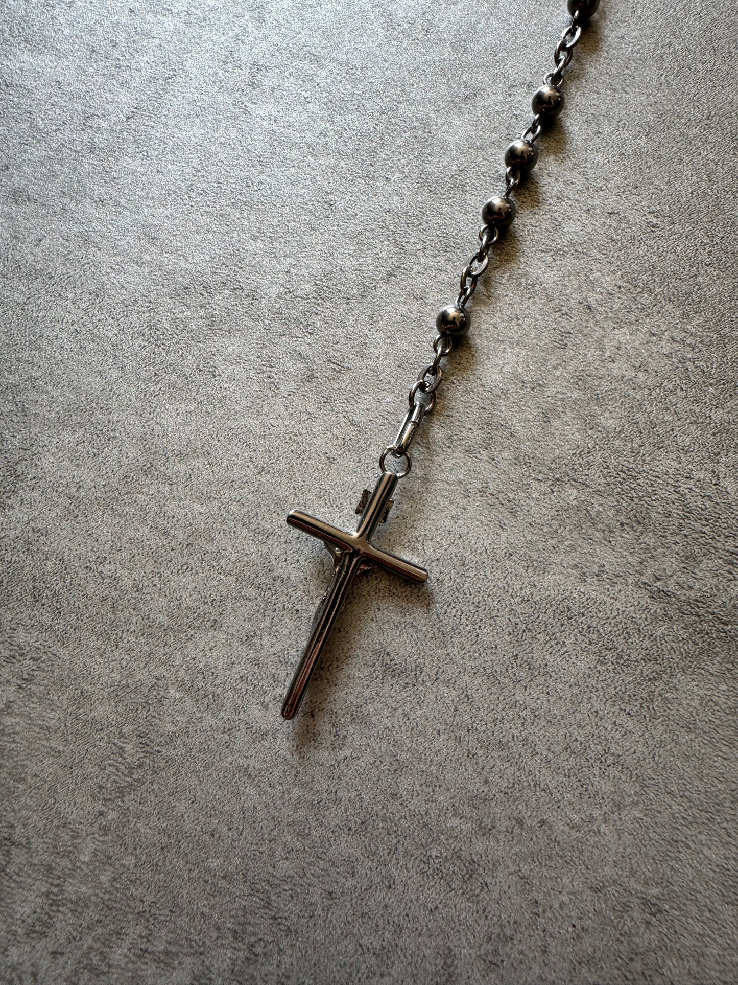 Dolce & Gabbana Silver Rosary Necklace  (OS) - 4