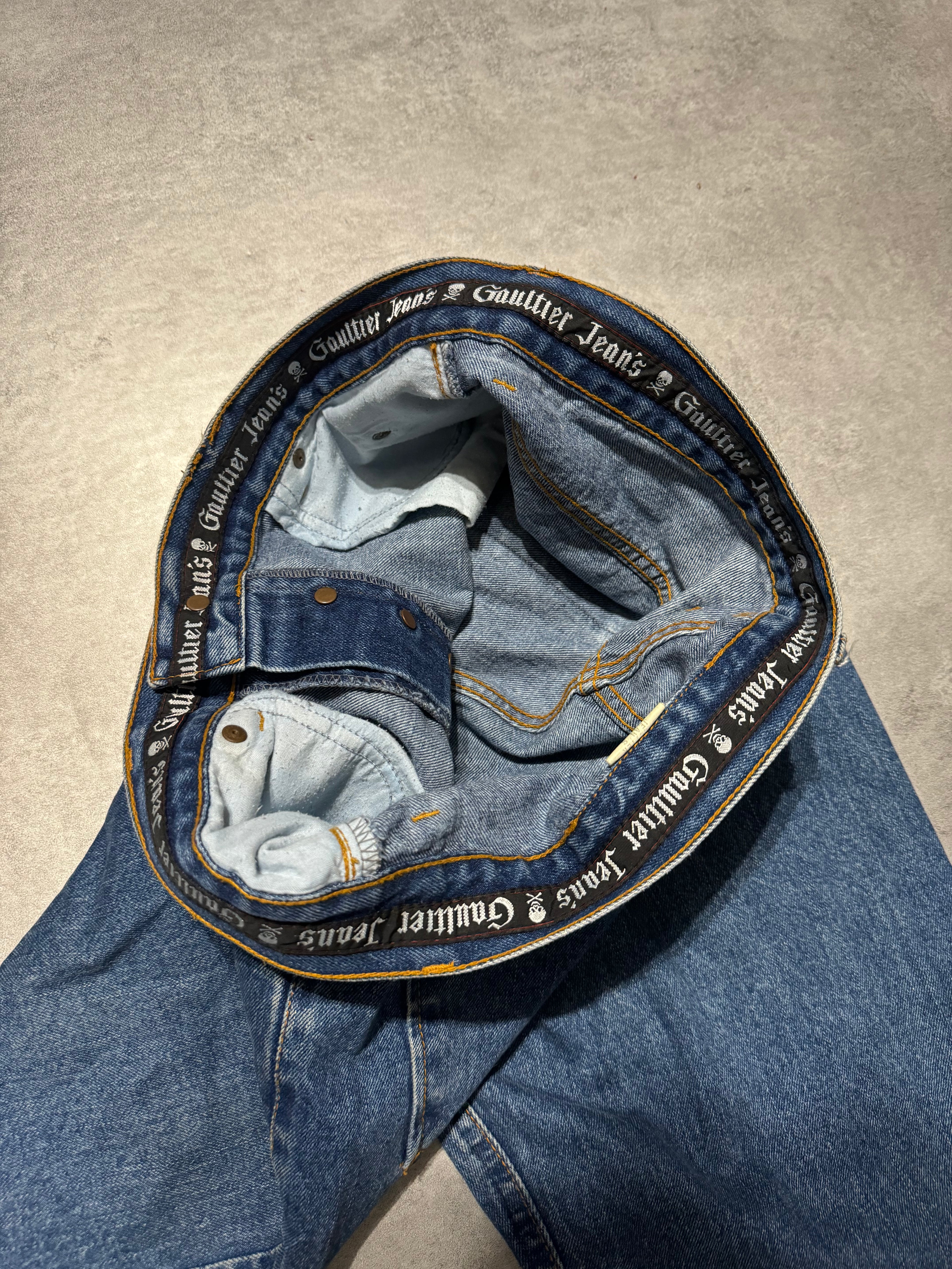 2000s Jean Paul Gaultier Cozy Large Denim Jeans (M) - 6