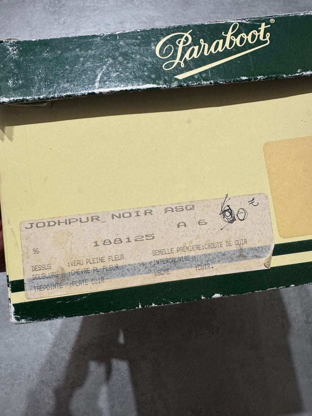 Paraboot Jodhpur Black Leather Biker Shoes (40,5) - 4