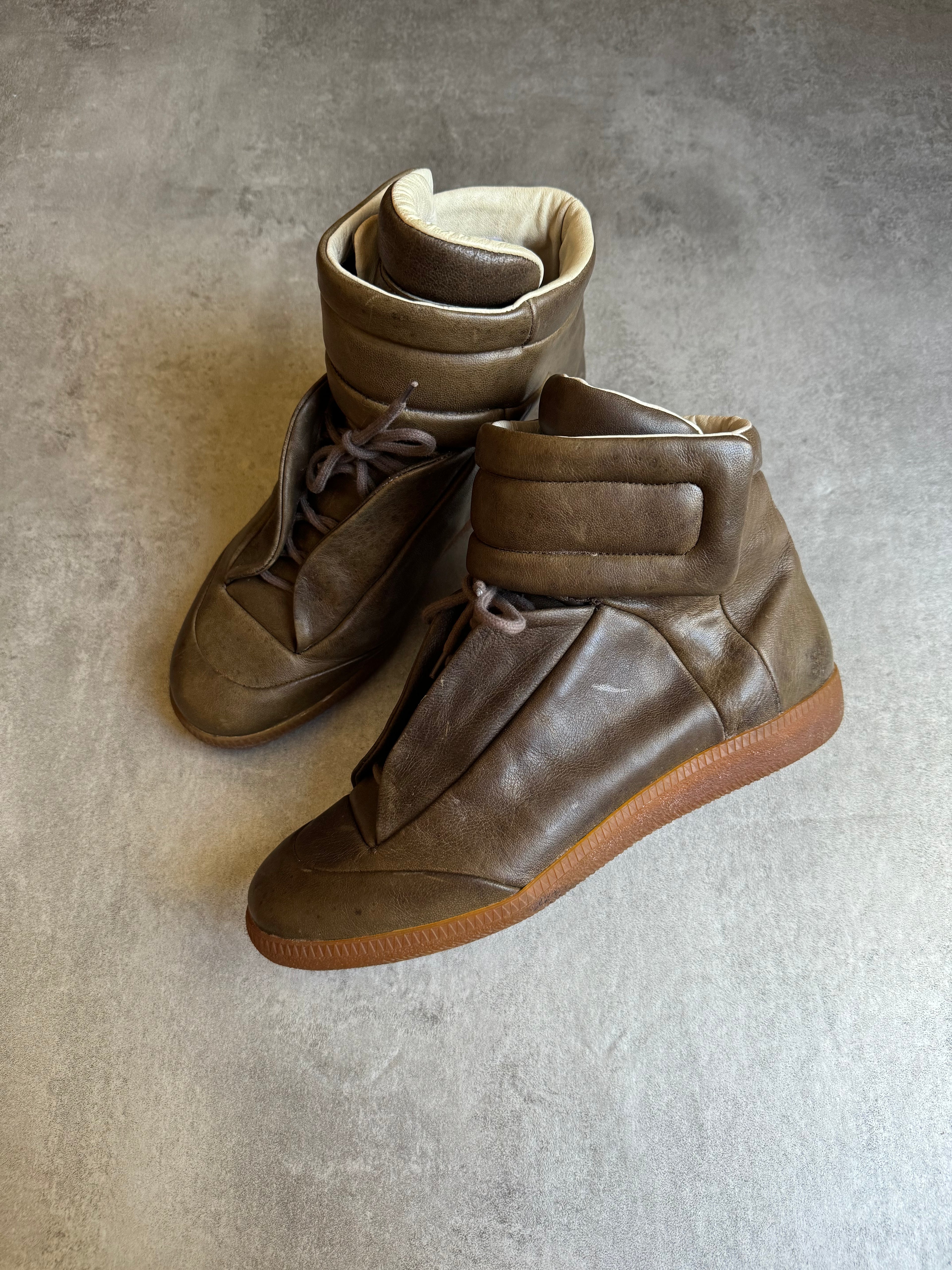 AW2014 Maison Margiela Future High Brown Leather (41) - 7