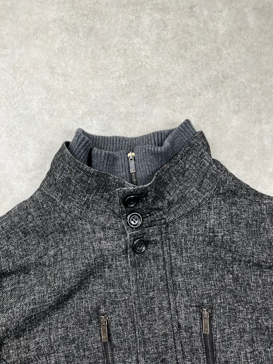AW2008 Emporio Armani Grey Inner Half Zip Light Jacket LhIiDIVm 6