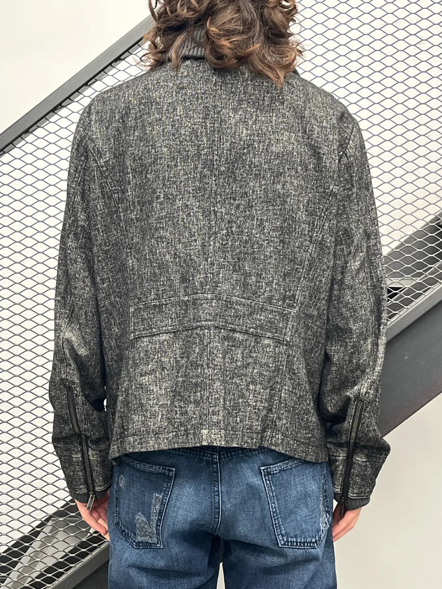 AW2008 Emporio Armani Grey Inner Half Zip Light Jacket LhIiDIVm 1