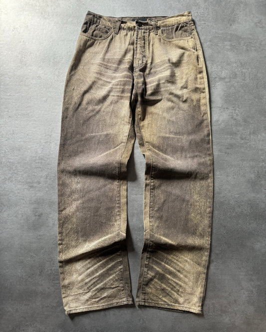 SS2004 Cavalli Faded Brown Sand Desert Pants (M) - 1