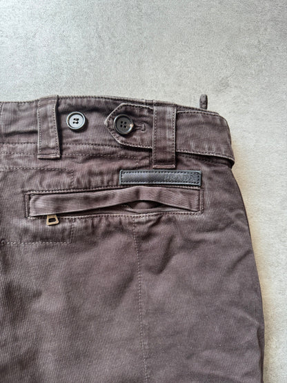 AW2006 Prada Brown Cargo Pants (M) - 4