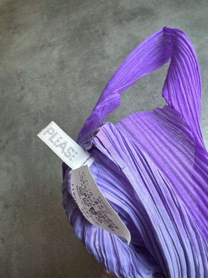 SS2024 Issey Miyake Pleats Please Polyester Purple Tote Bags (OS) - 6