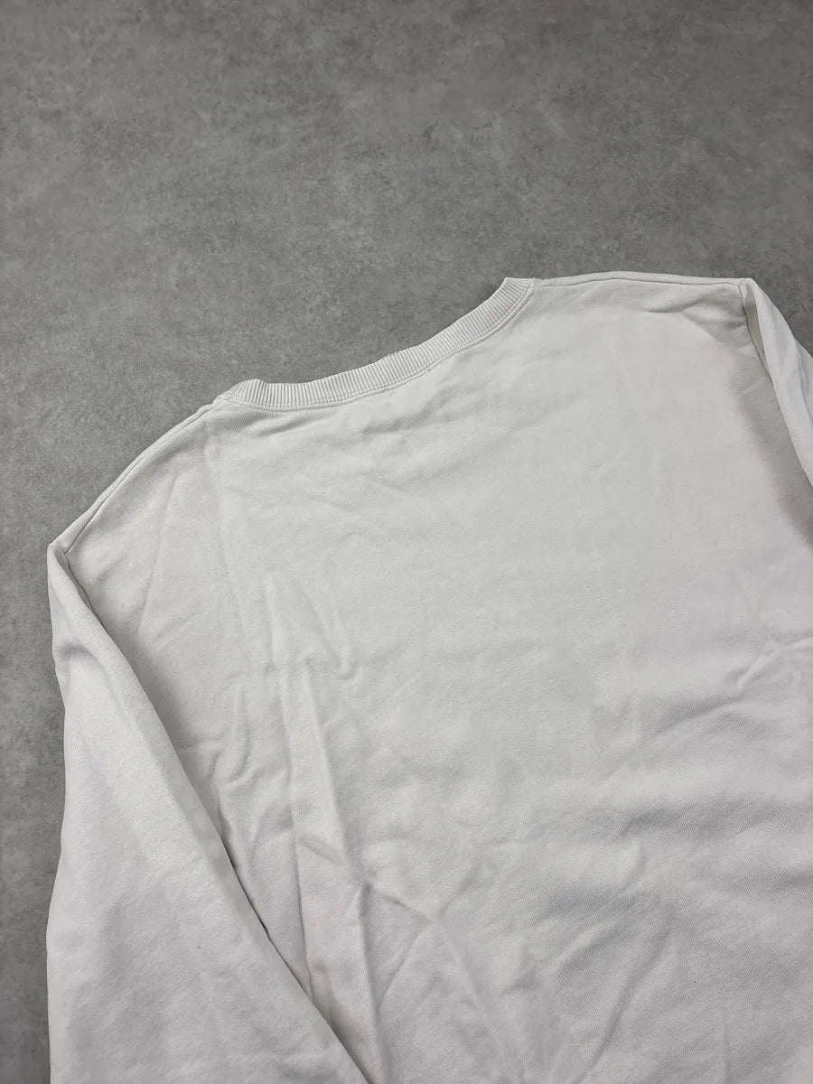 AW2018 Saint Laurent White Robot Logo Propaganda Sweater LtjDdxUr 7