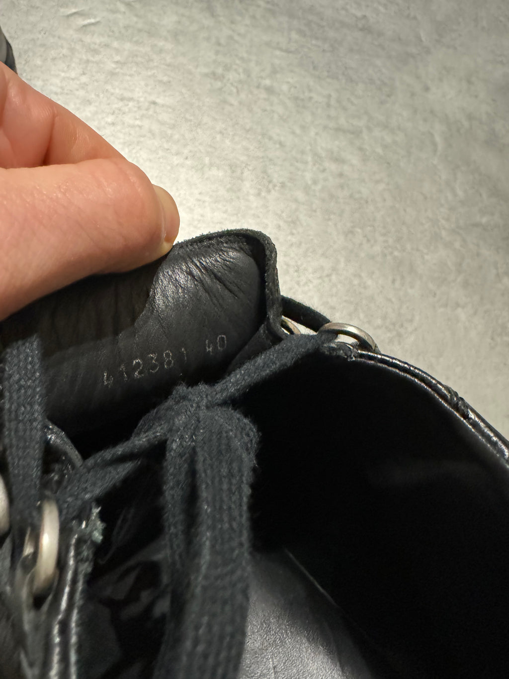 Balenciaga Arena High Black Leather Shoes (41) - 5