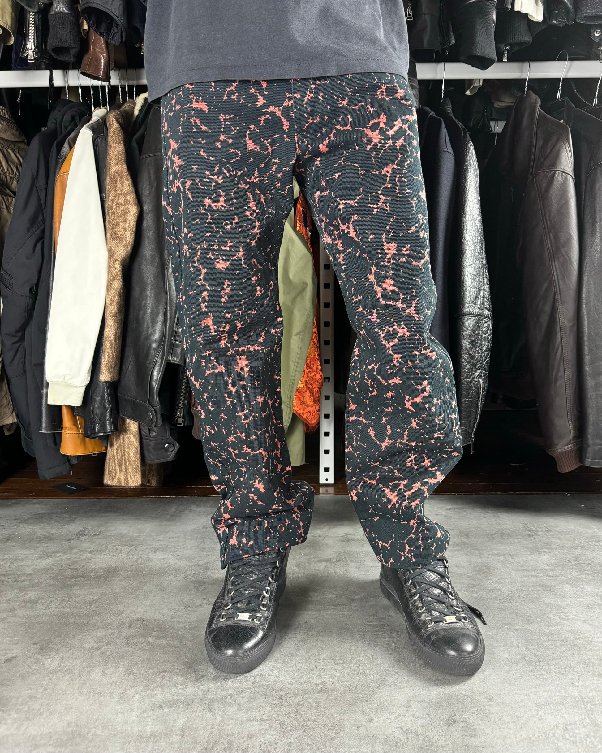 2000s Jean Paul Gaultier Volcano Electric Cozy Pants (M) - 5