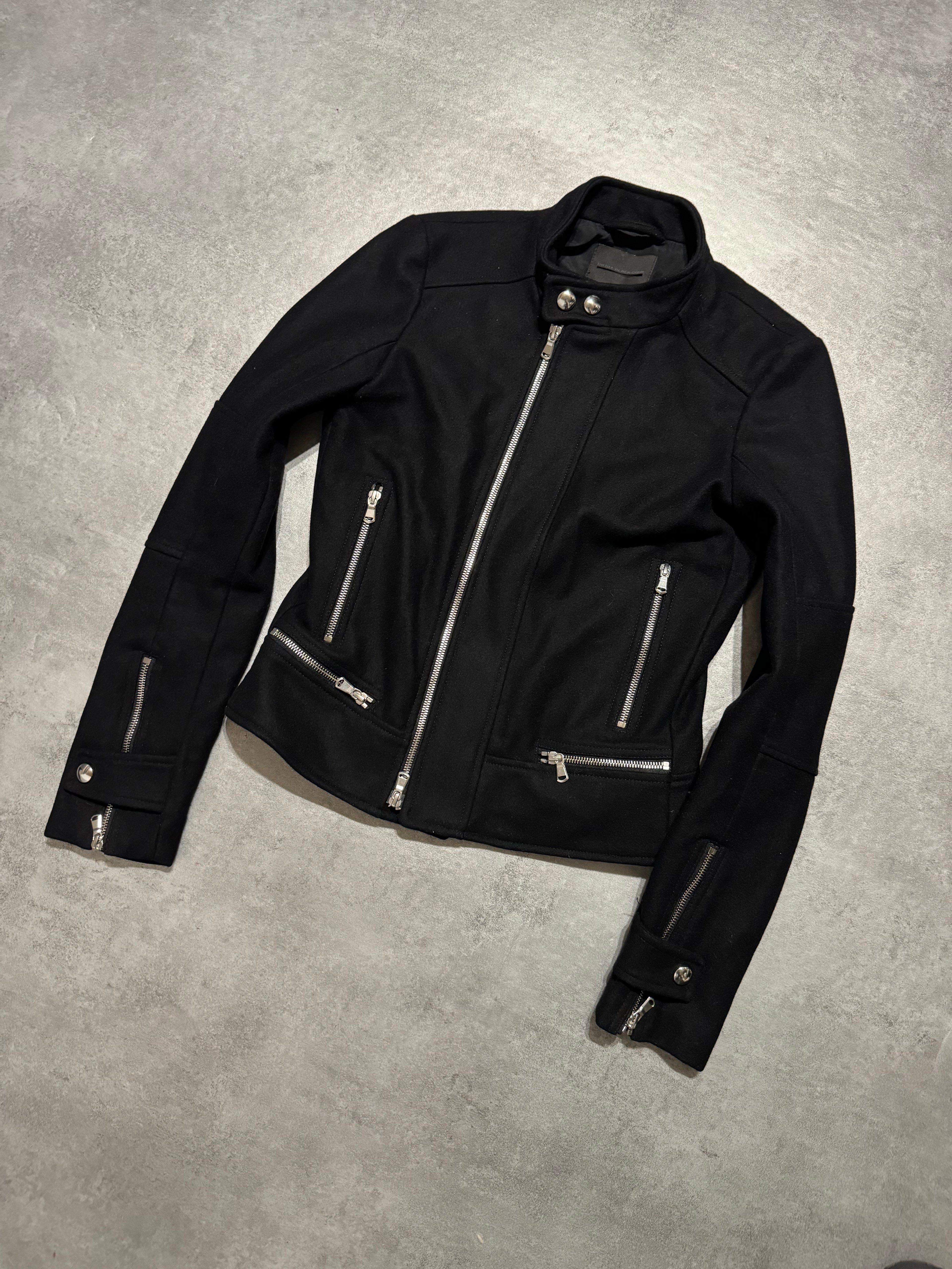 Diesel Black Gold Black Light Multi Zips Jacket (XS) - 3