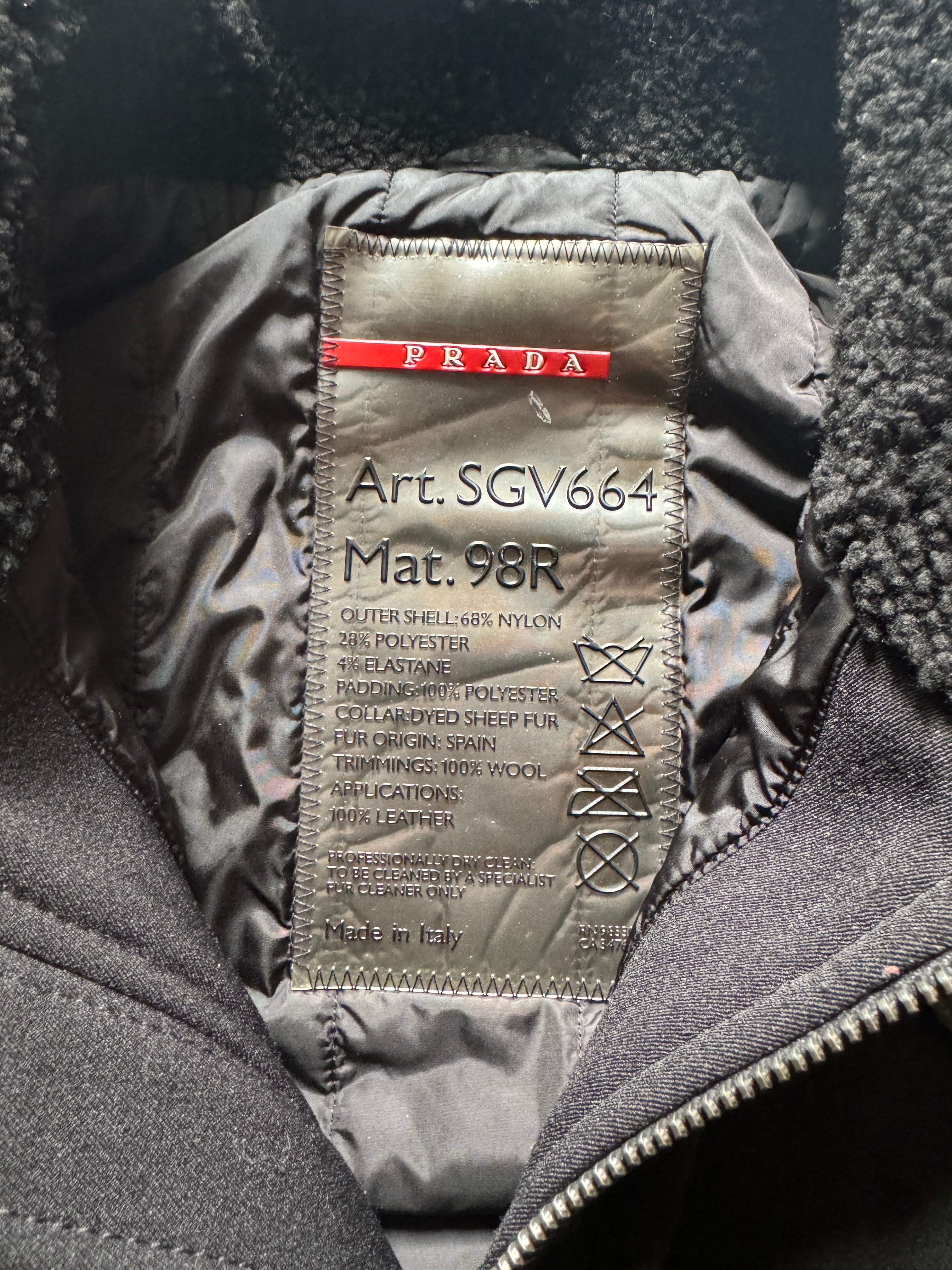 2000s Prada Black Minimalist Pure Jacket (M) - 7