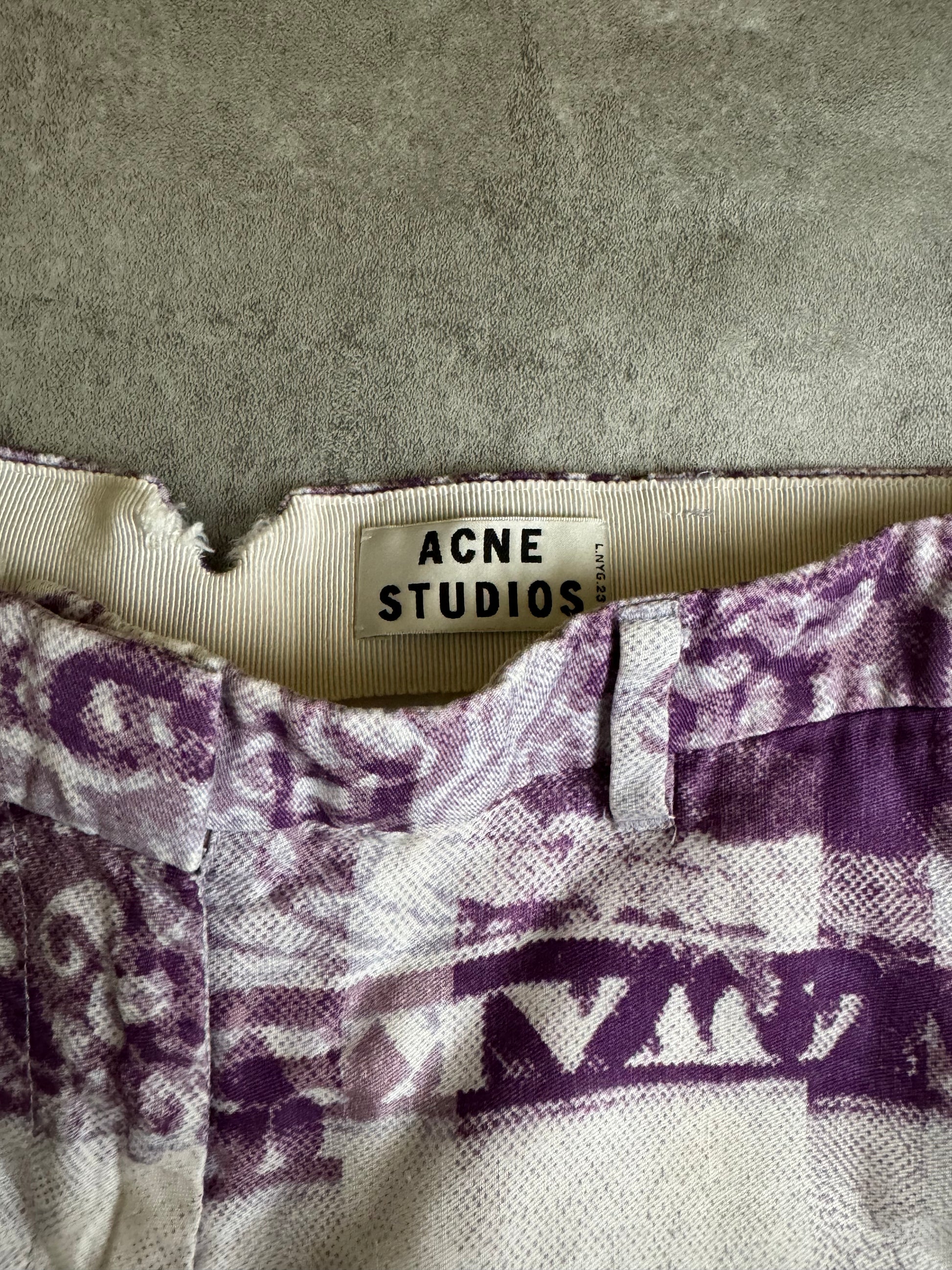 SS2012 Acne Studios Karma Dollar Purple Set  (S) - 6