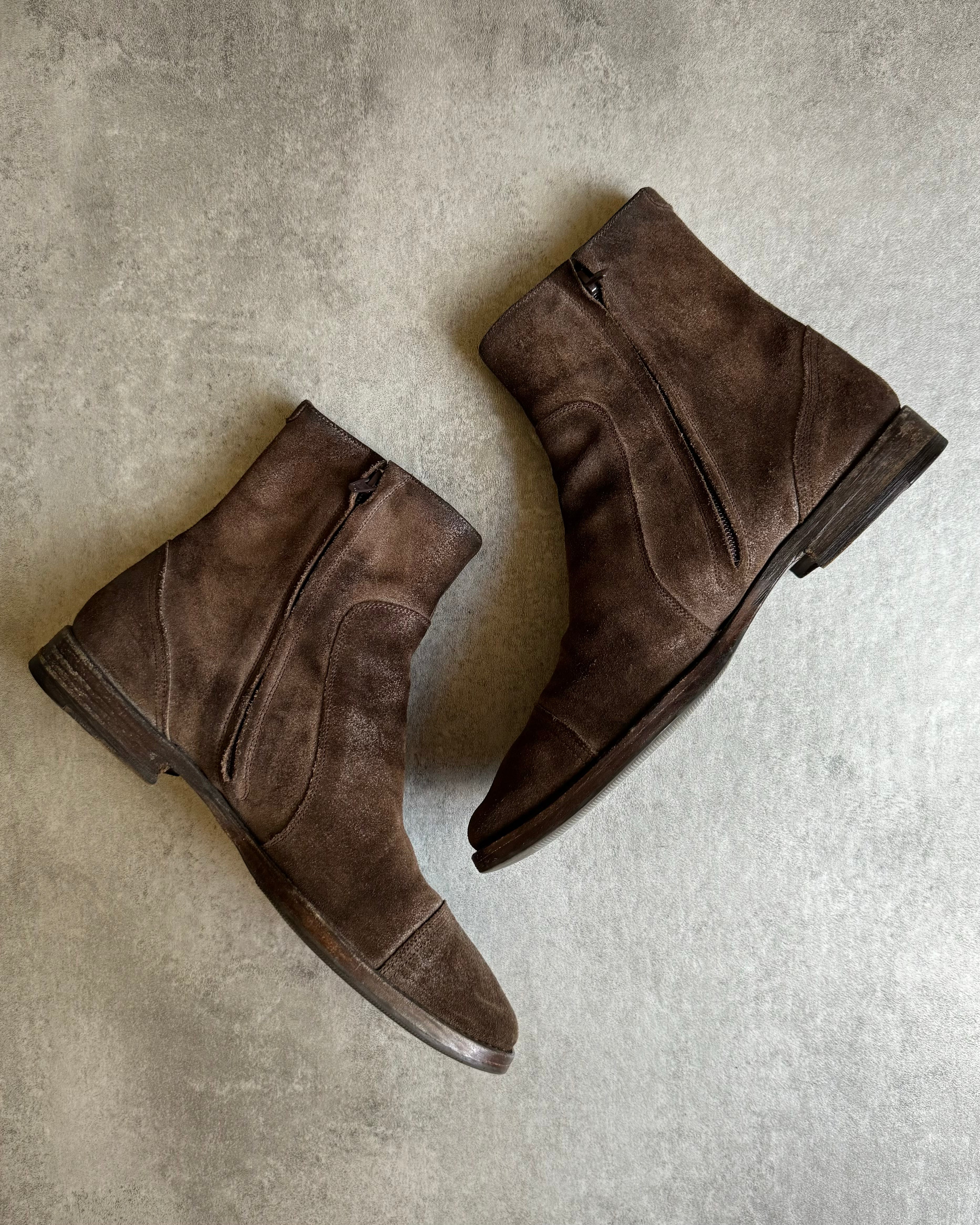Maison Margiela Brown Leather Boots (40) - 11