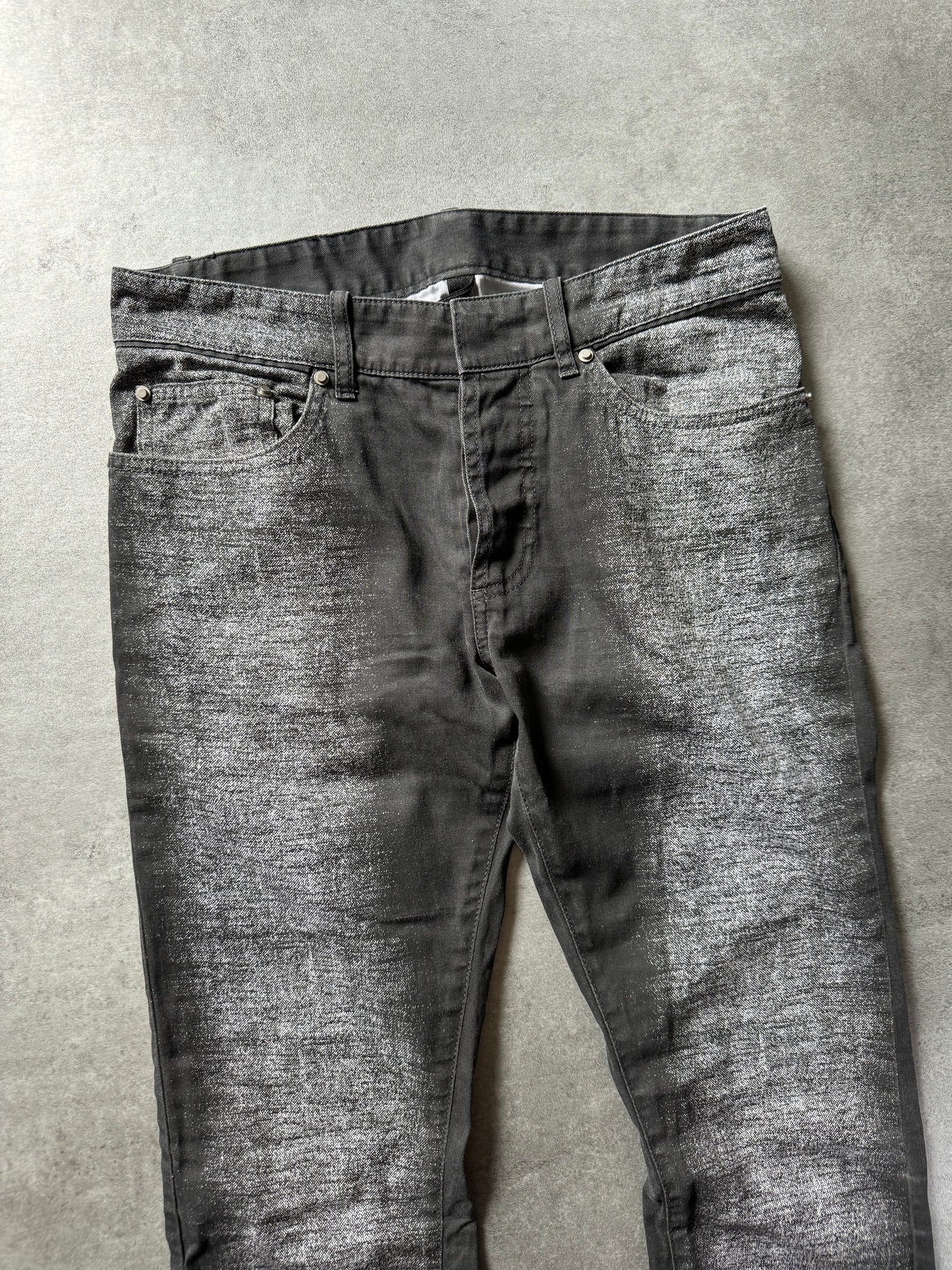FW2014 Balenciaga Grey Rockstar Pants   (S) - 3