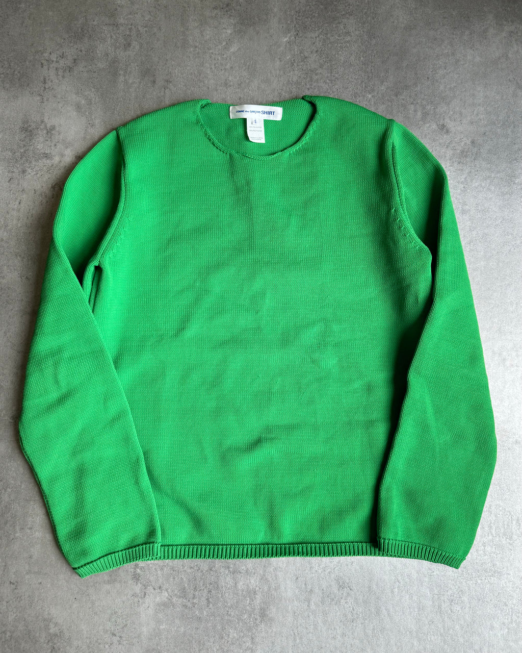 Comme des Garçons Shirt Relaxed Green Sweater (S) - 5