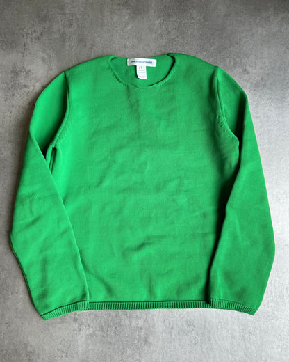 Comme des Garçons Shirt Relaxed Green Sweater (S) - 5