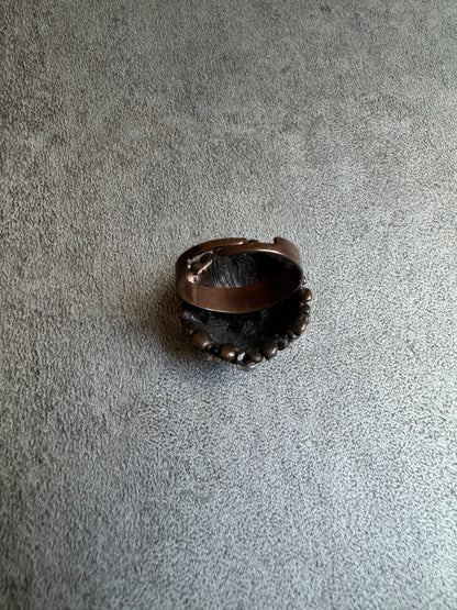 1970s French Country Bronze Bulb Ring (OS) - 3