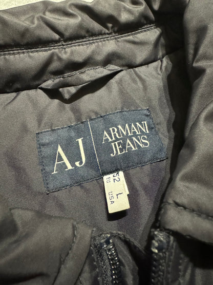 2000s Armani Obscure Nylon Light Bomber Coach Jacket (L) - 9