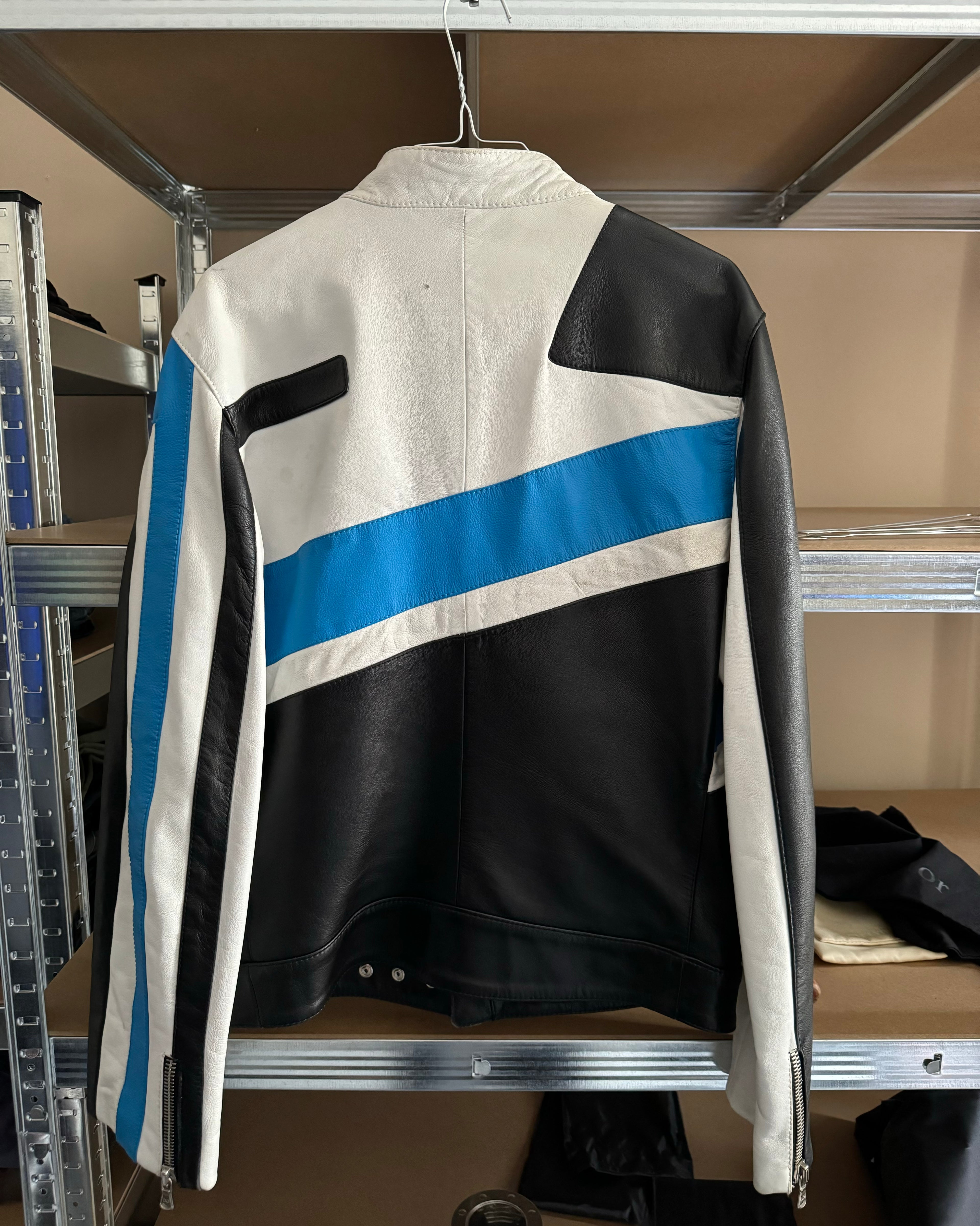 SS2001 Dolce & Gabbana Mythic Runway Biker Leather Jacket (M) - 5