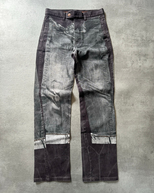 AW1997 Jean Paul Gaultier Trompe L'Oeil Jeans (S) - 1