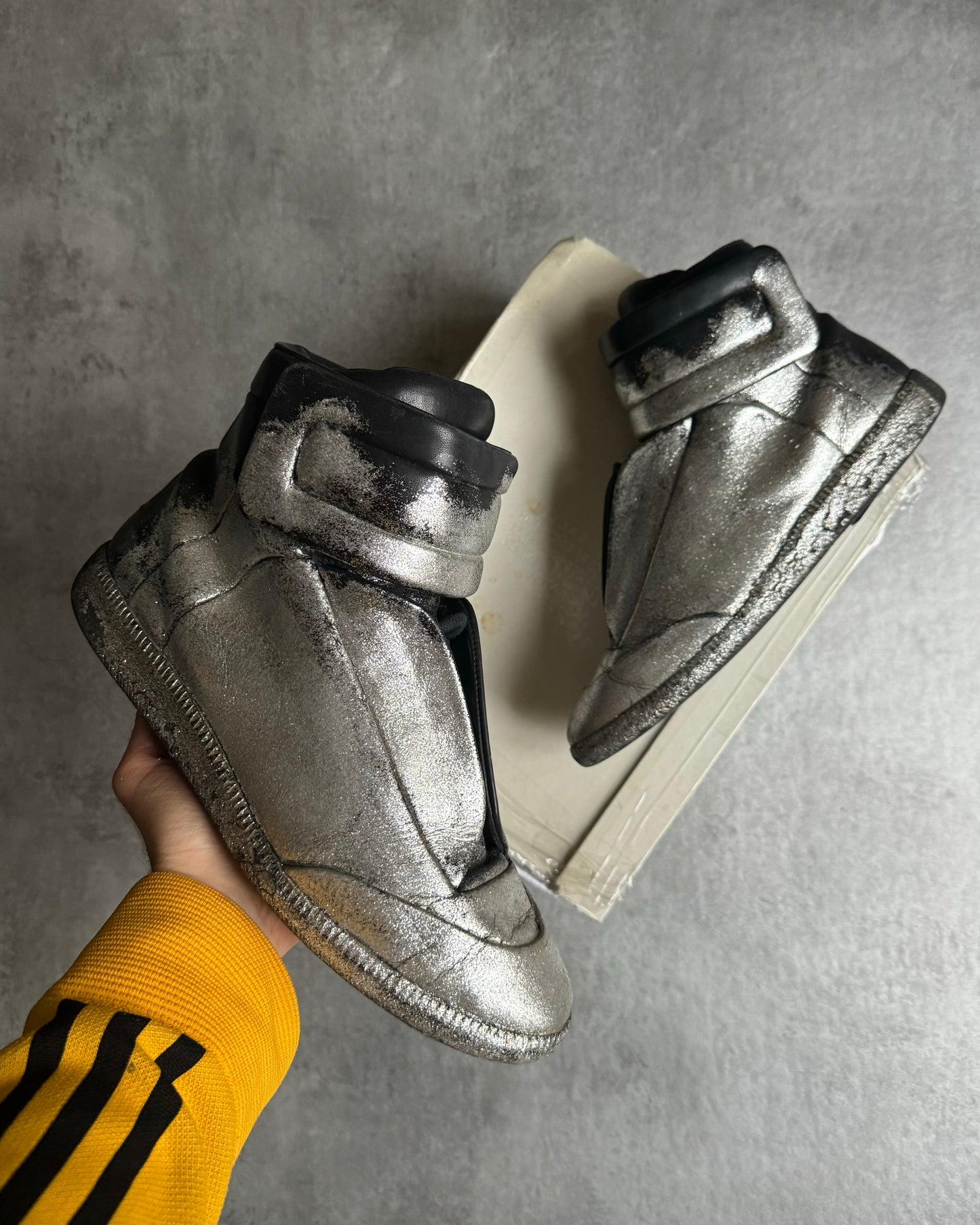 Maison Margiela Future High Silver Glitter  (43) - 1