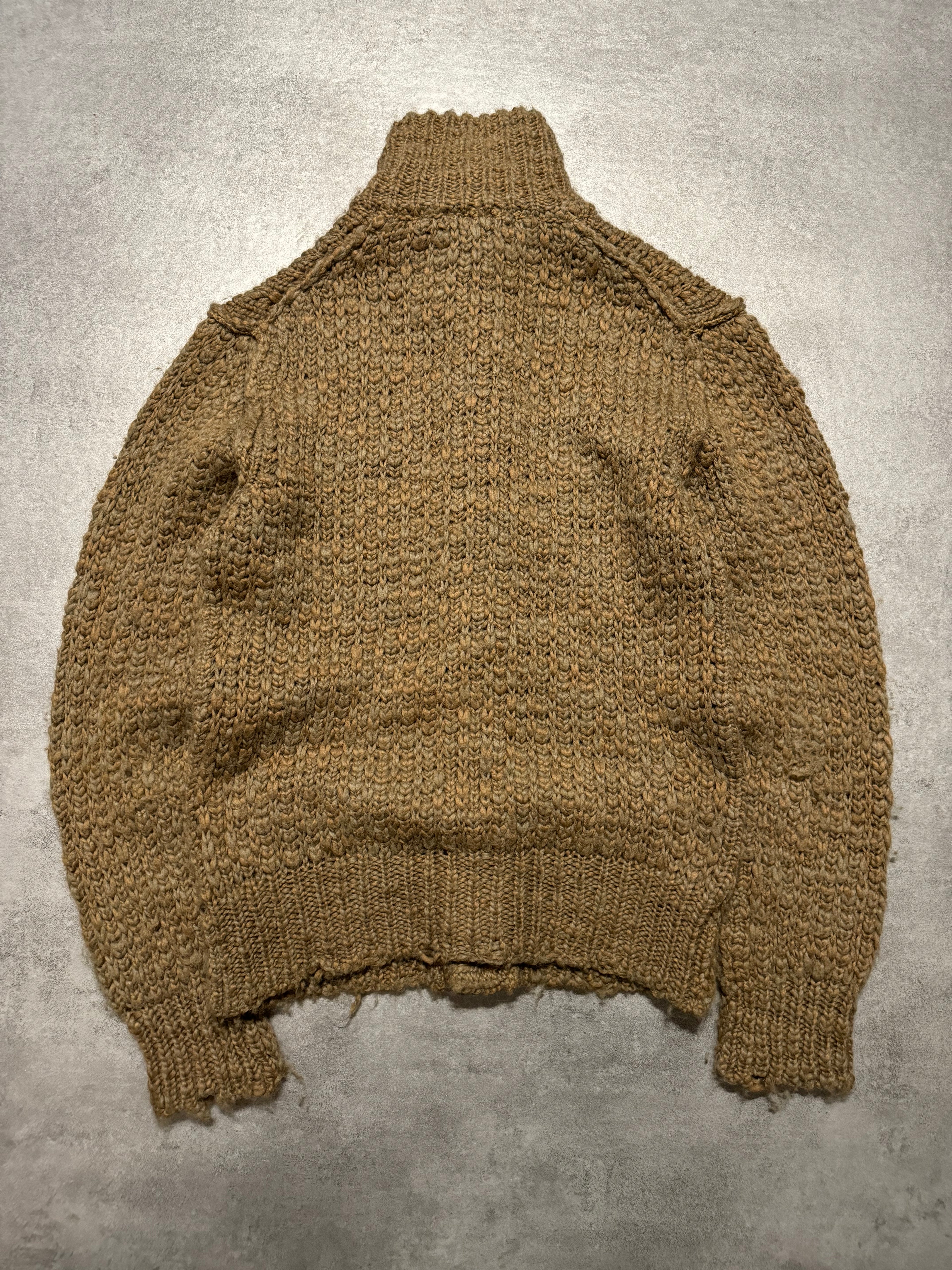 AW2008 Dolce & Gabbana Wool & Alpaga Buttoned Sweater (M/L) - 2