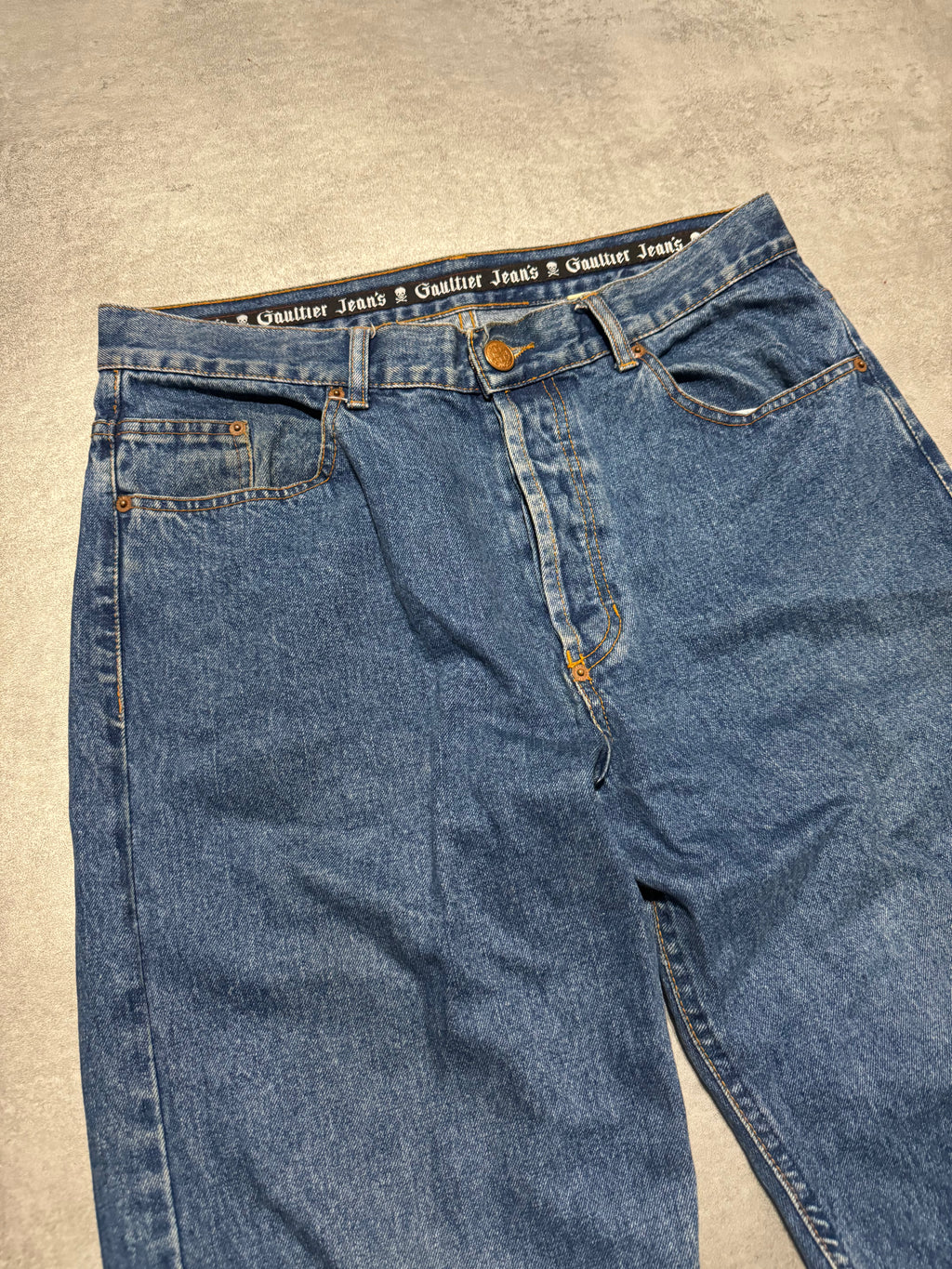 2000s Jean Paul Gaultier Cozy Large Denim Jeans (M) - 9