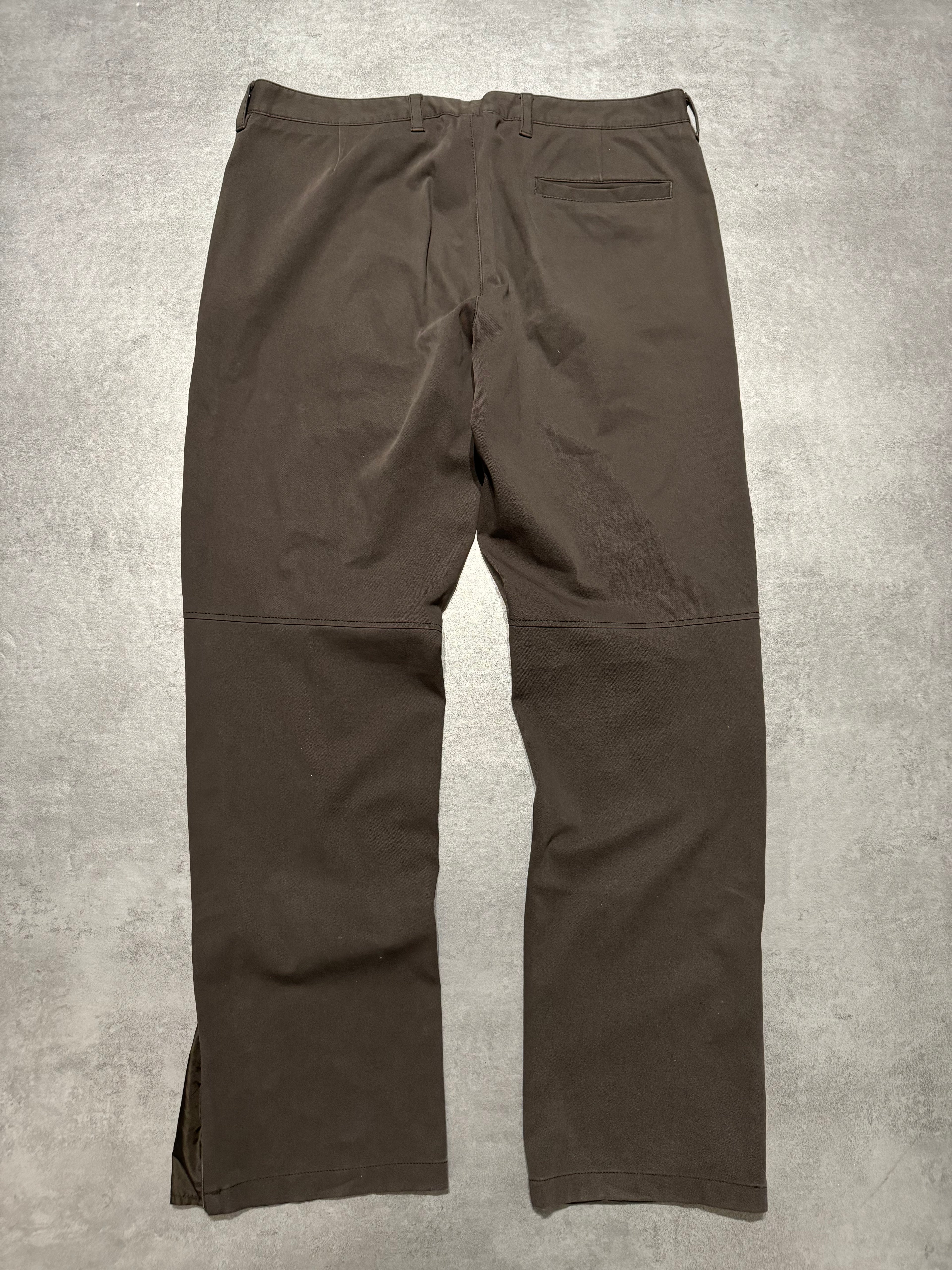 2000s Prada Tactical Linea Rossa Brown Pants (L) - 2