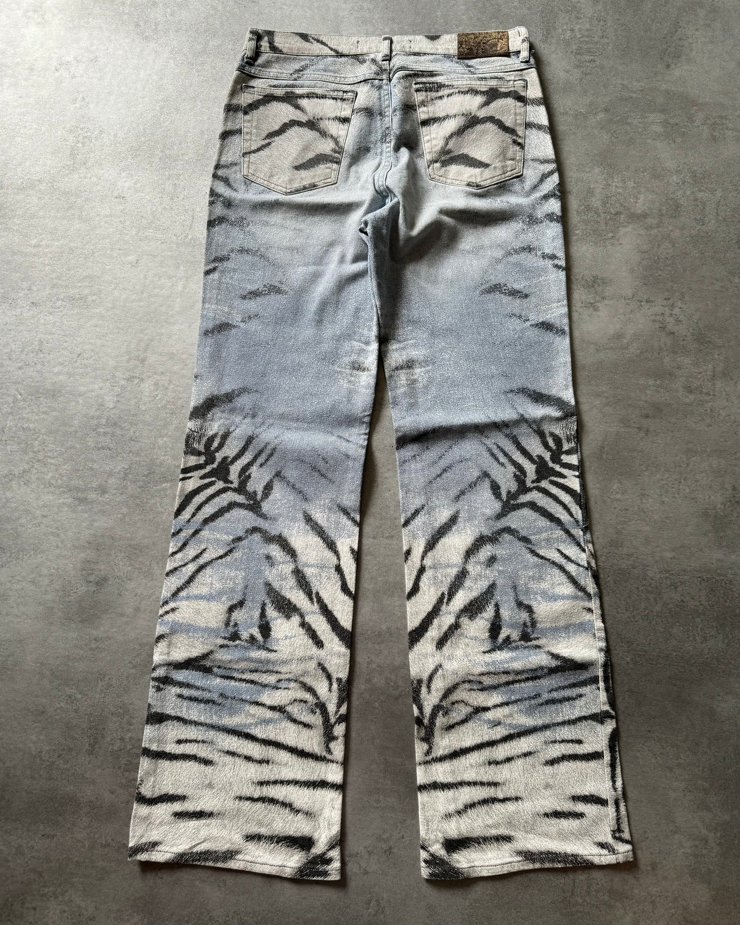 SS2002 Cavalli Safari Chic Zebra Pants (M) - 5