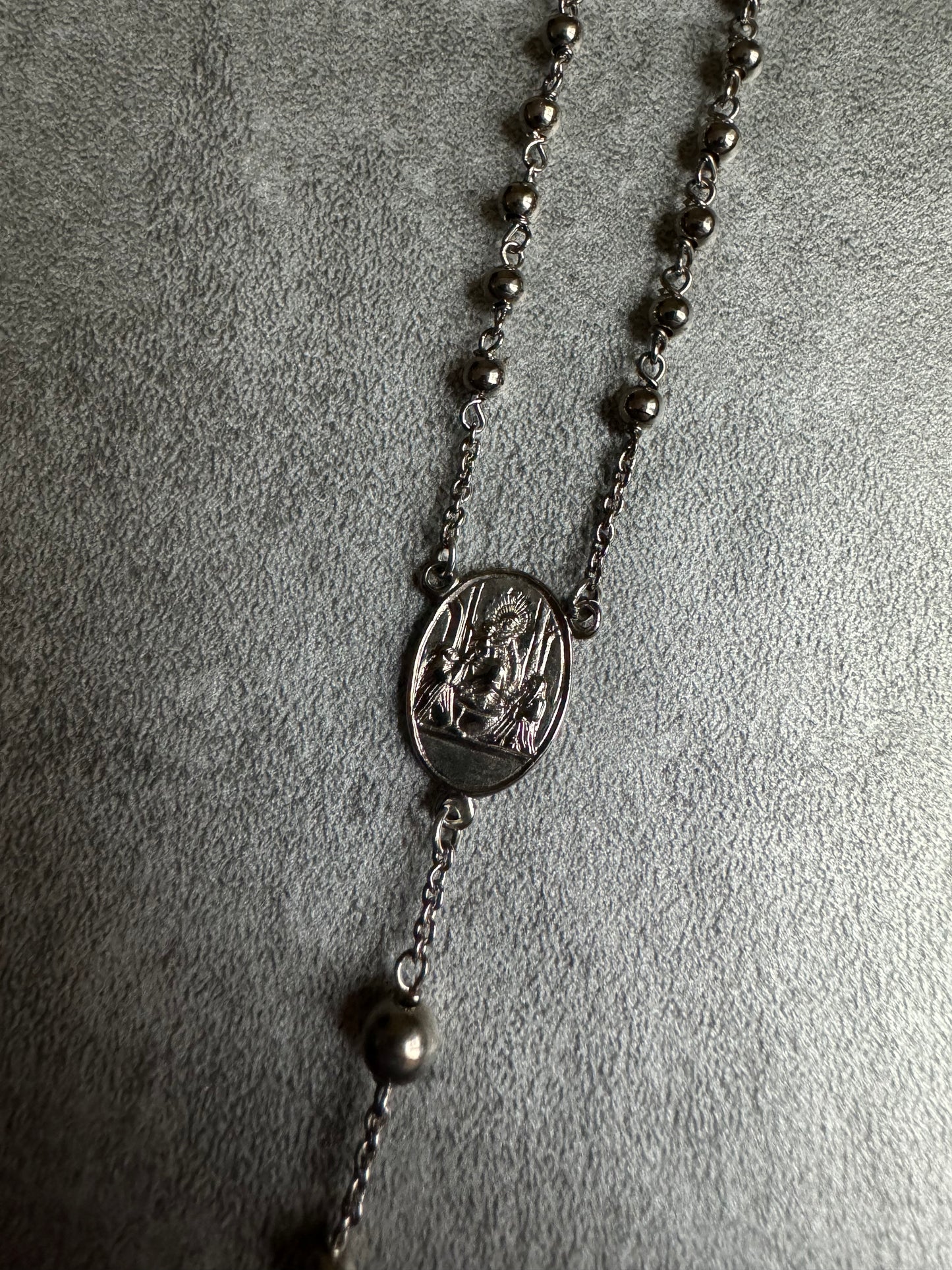 Dolce & Gabbana Grey Rosary Necklace (OS) - 5