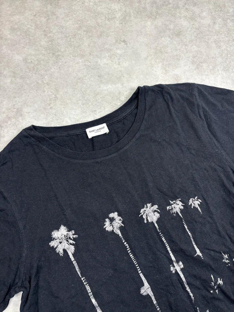 SS2020 Saint Laurent Black Palm Tree T-Shirt MxWSNuej 4