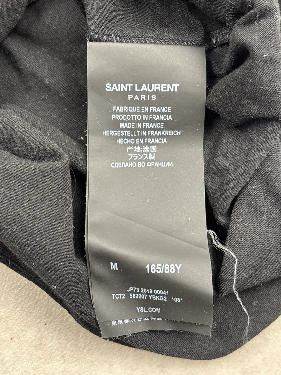 SS2020 Saint Laurent Black Palm Tree T-Shirt MxWSNuej 8
