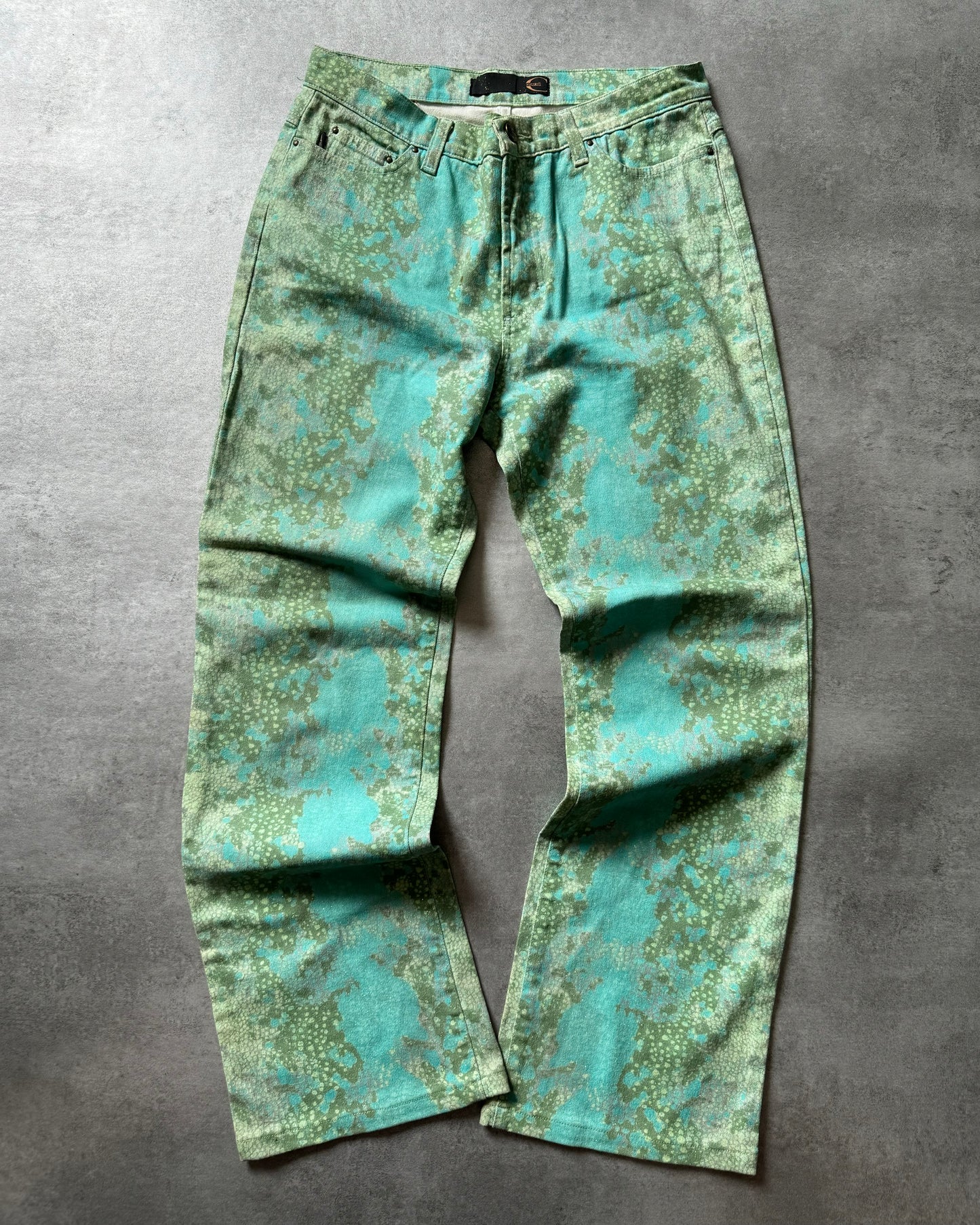 2000s Cavalli Aqua Nenuphare Pants (M) - 1