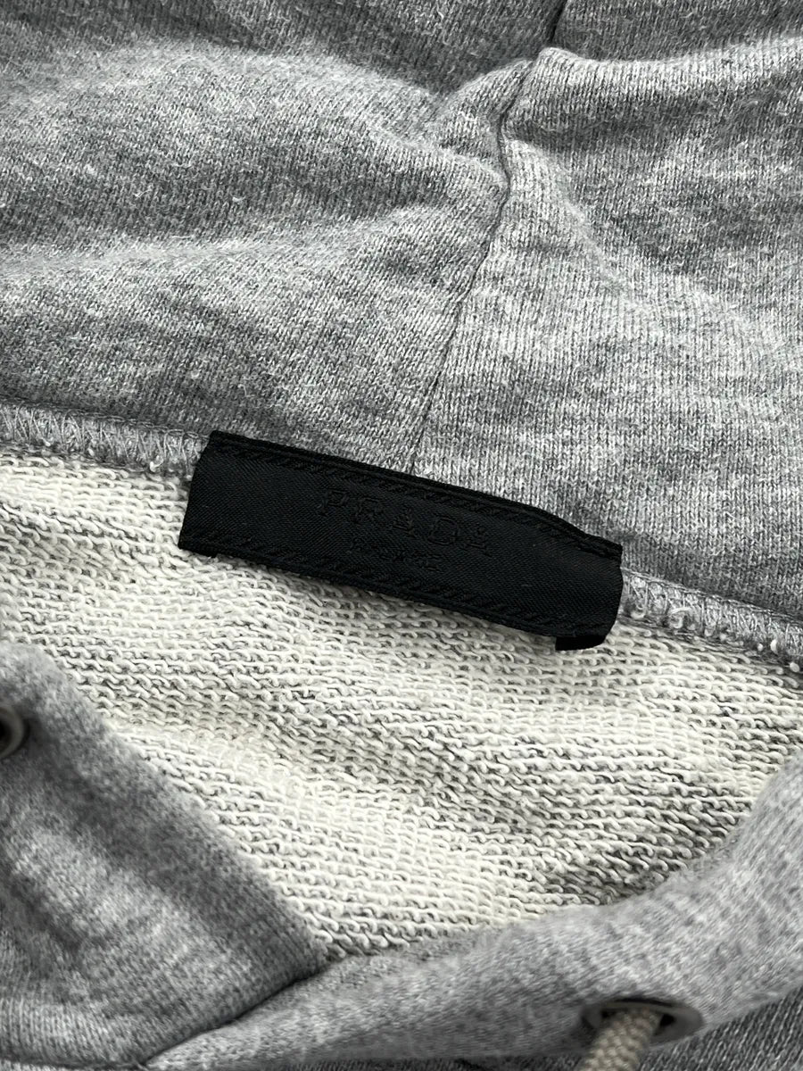 2000s Prada Linea Rossa Grey Hoodie MyaweWrP 7