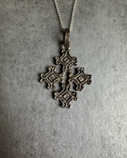 1980s Artisanal Parisian Relic Cross Pendant (OS) - 2