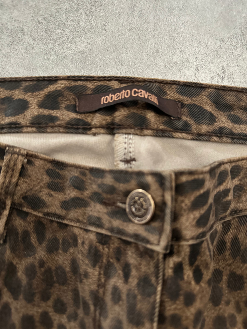SS2010 Roberto Cavalli 40th Anniversary Leopard Royal Pants (S/M) - 7