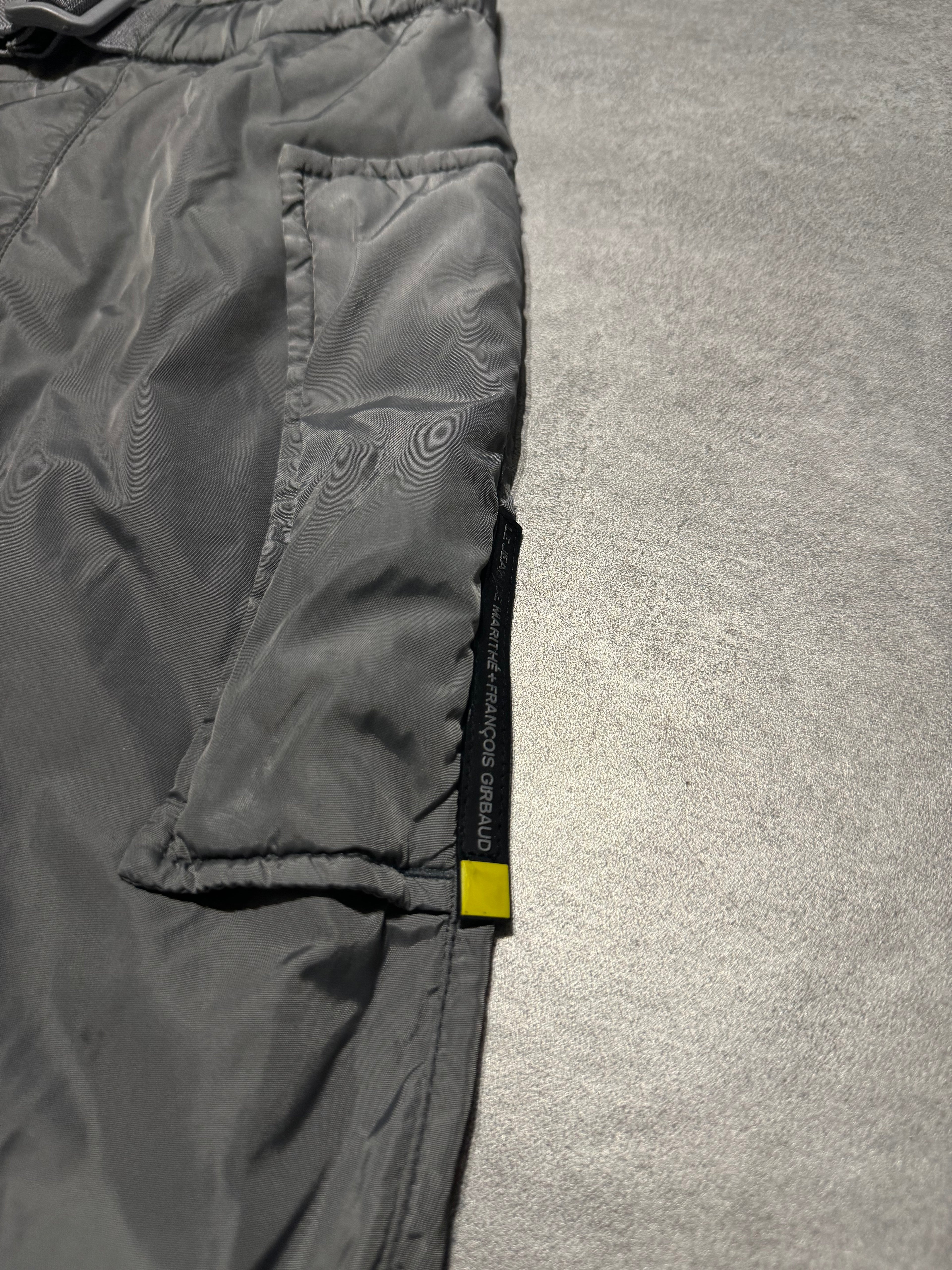 2000s Marithé + François Girbaud Tactical Grey Nylon Cargo Pants (M) - 6