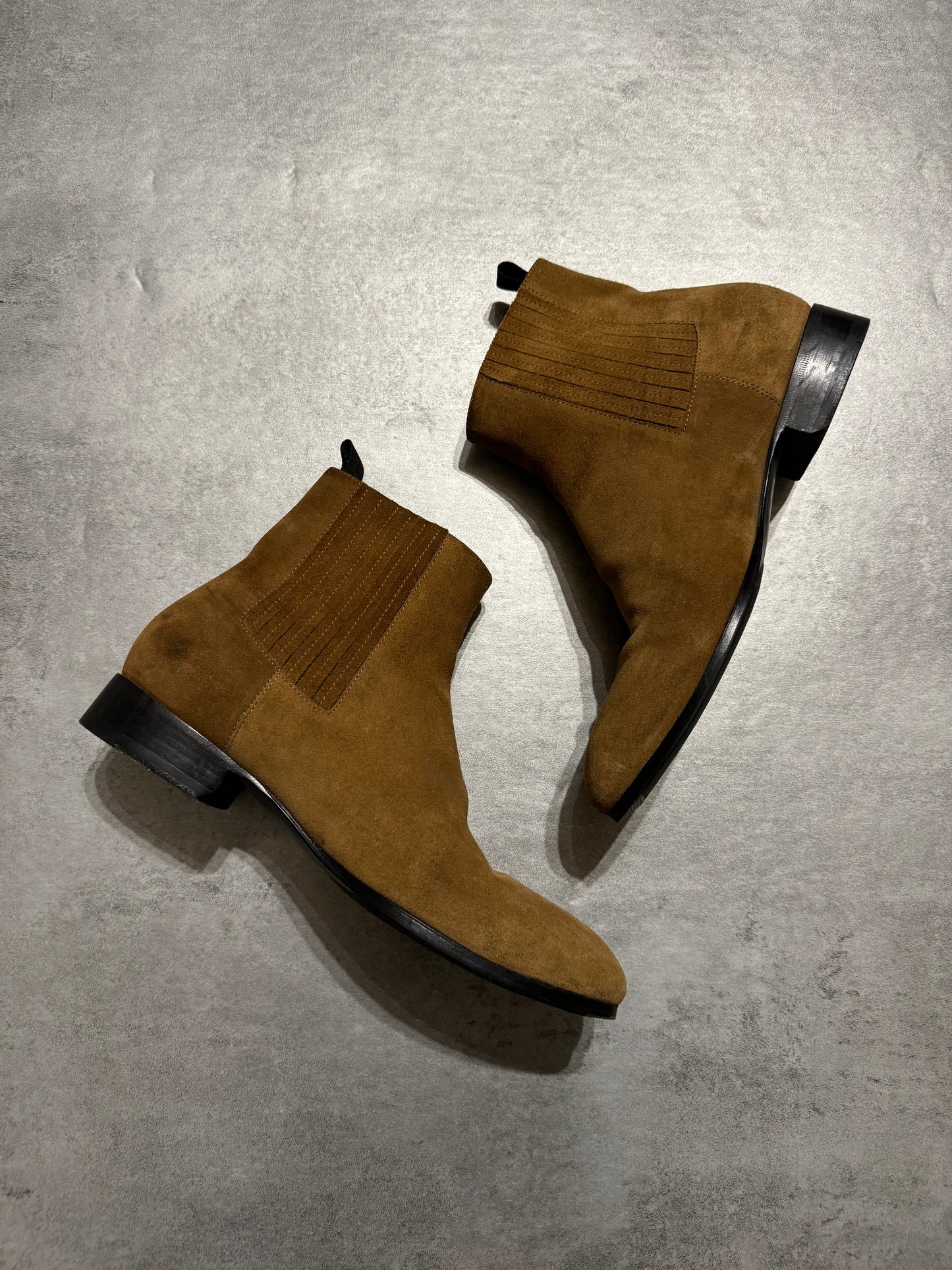 Balenciaga Antilope Camel Suede Leather Boots (43) - 6