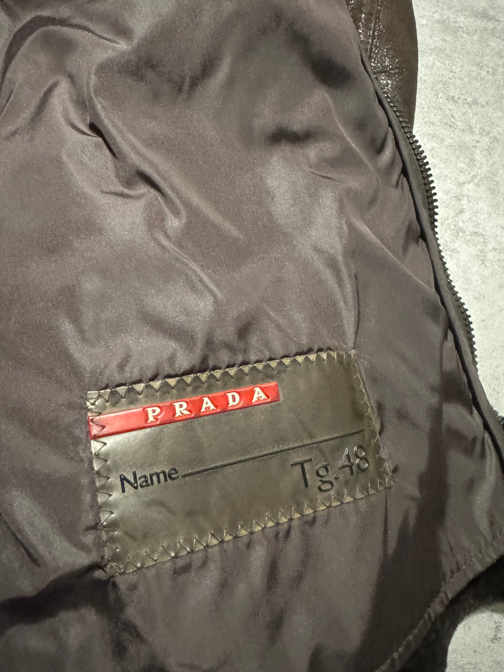 2000s Prada Imperialist Fur Brown Leather Jacket (M) - 6