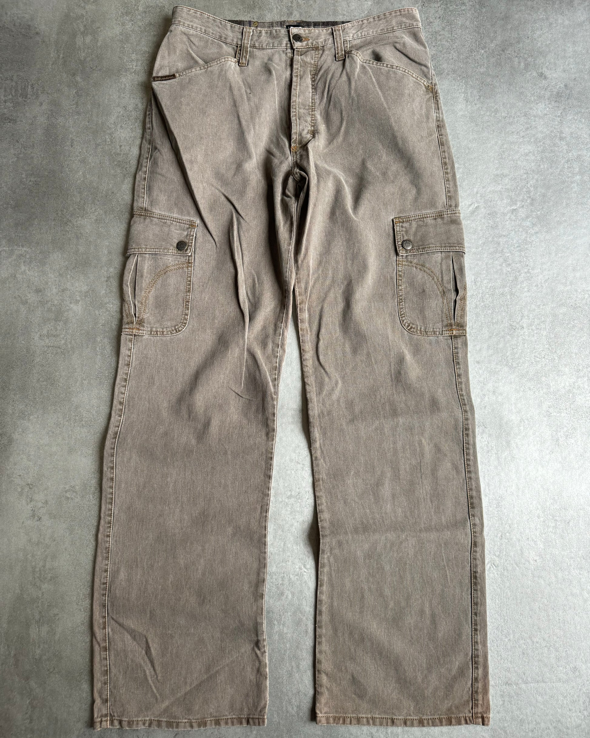 AW2004 Dolce & Gabbana Grey Army Cargo Pants  (XL) - 12