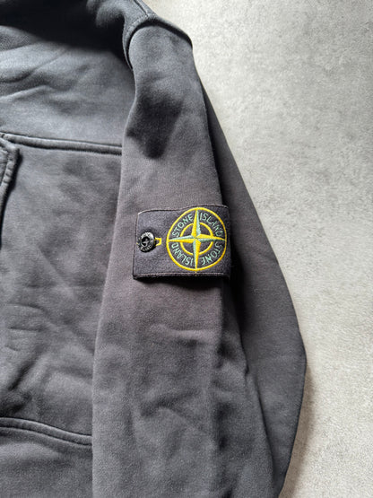 AW2022 Stone Island Lightweight Black Hooded Sweater (XL) - 7