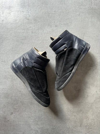 Maison Margiela Future High Top Suede Navy Two Tone  (41) - 3
