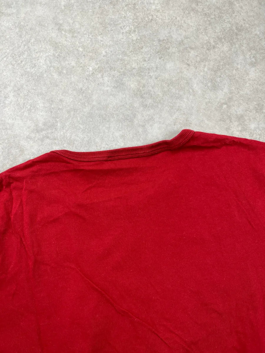 2010s Gucci Red Guccissima Logo T-Shirt NMsTYHqt 6