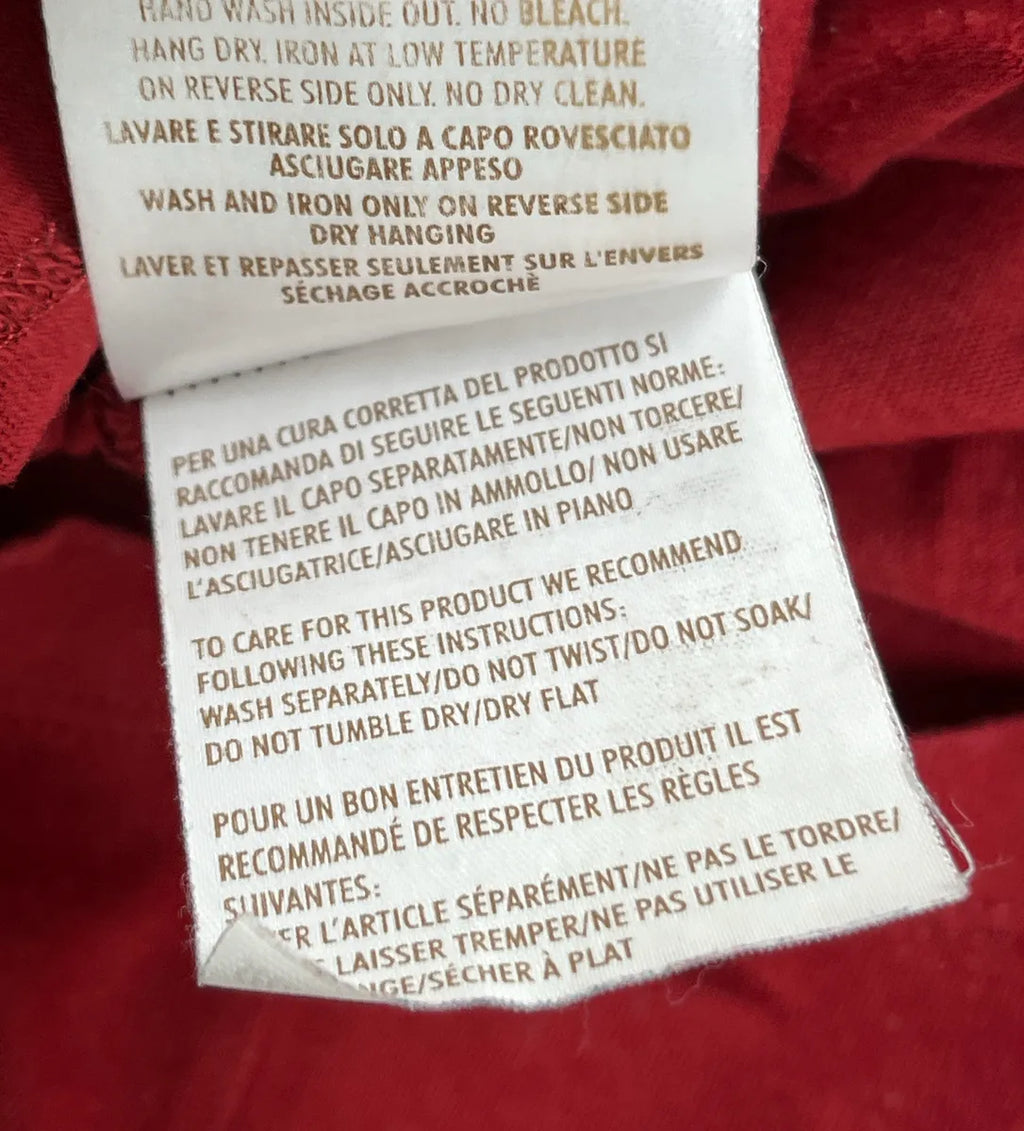 2010s Gucci Red Guccissima Logo T-Shirt NMsTYHqt 10