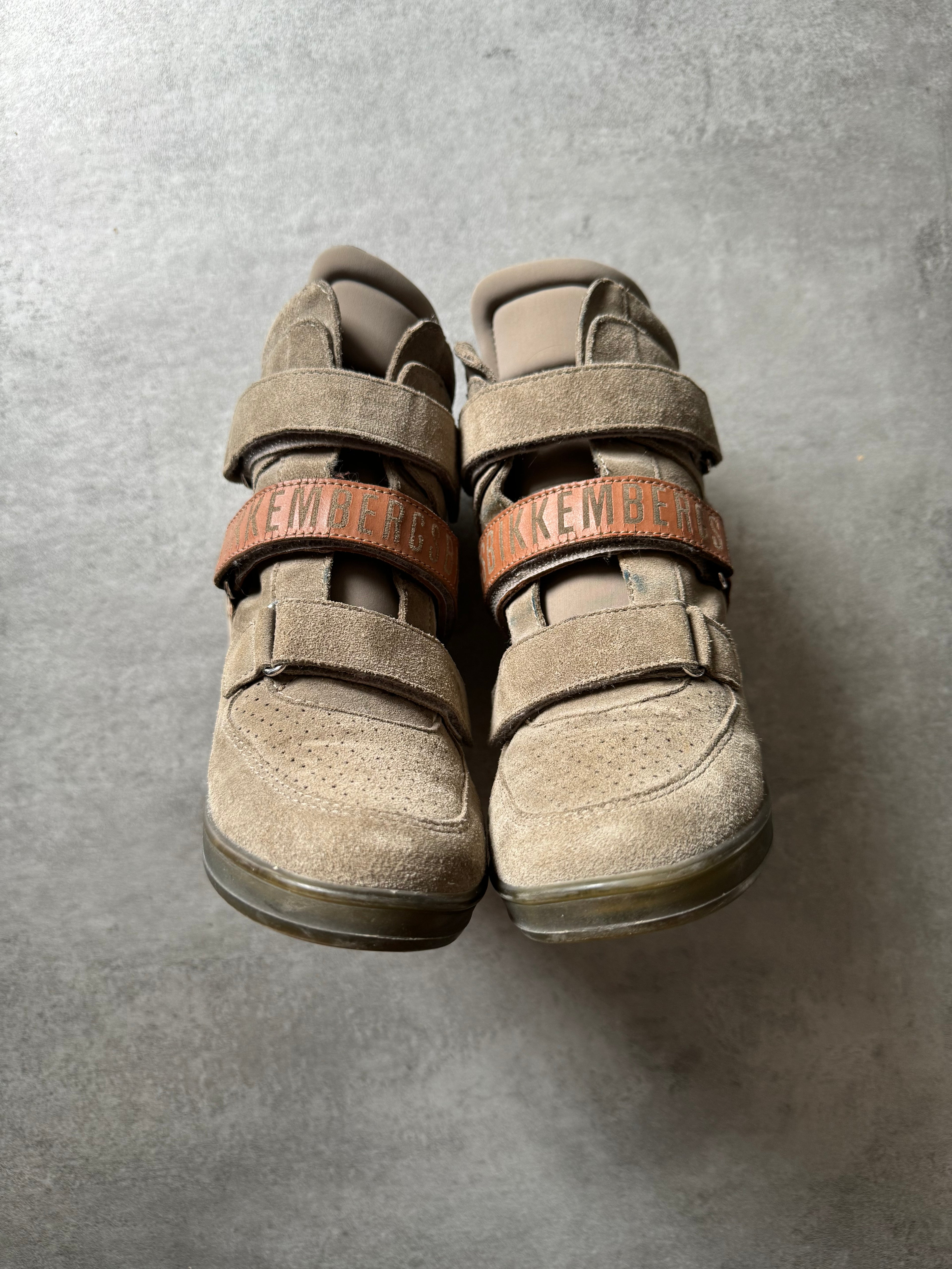 Dirk Bikkembergs Olive Scratch Heels (38) - 6