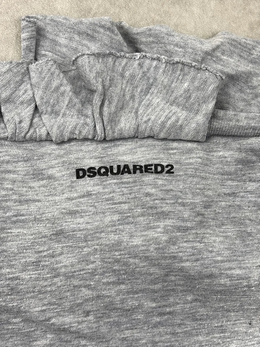 SS2019 Dsquared2 Grey Ruffled Painter Tank-Top NUOTpOyq 7