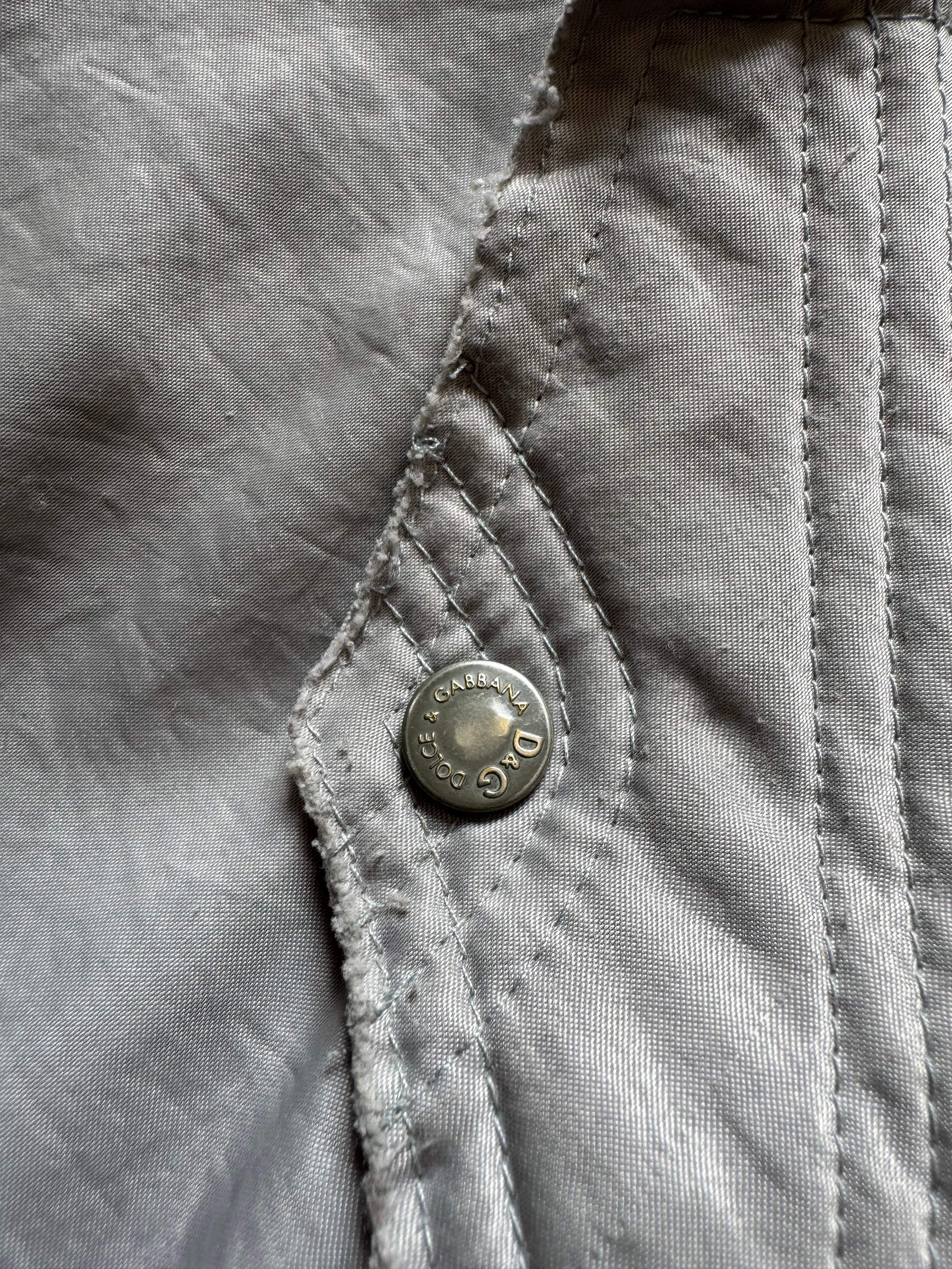 AW2003 Dolce & Gabbana Astro Aviator Grey Bomber Jacket (M) - 5