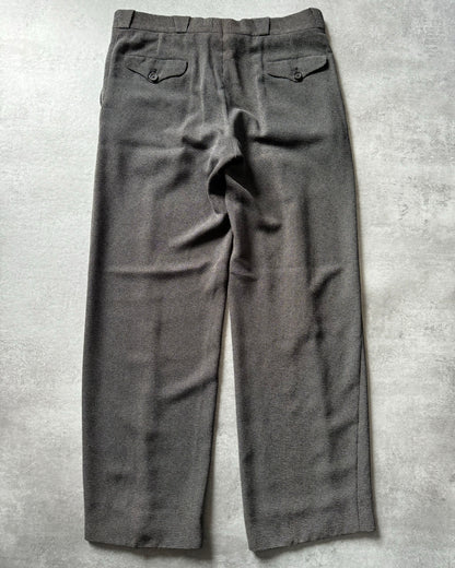 1980s Giorgio Armani Smooth Cozy Pants  (L) - 4